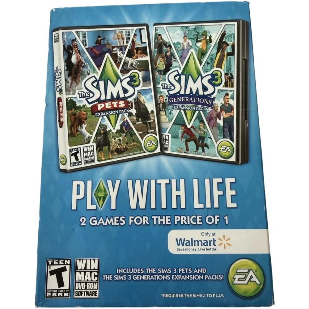 The Sims 3 Pets + Generations Expansion Pack Bundle PC Complete Codes Included